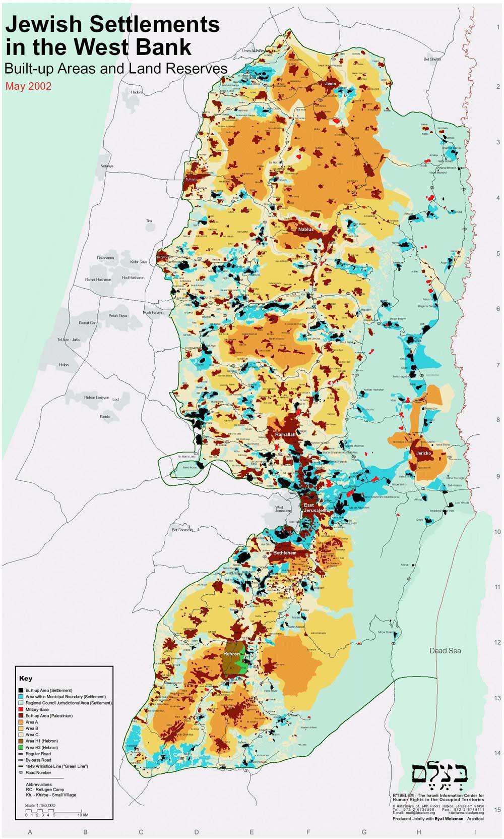 Palestine Carte