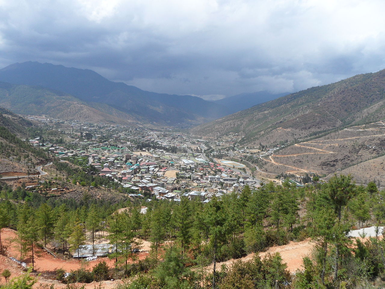 Thimphou, capitale du Bhoutan