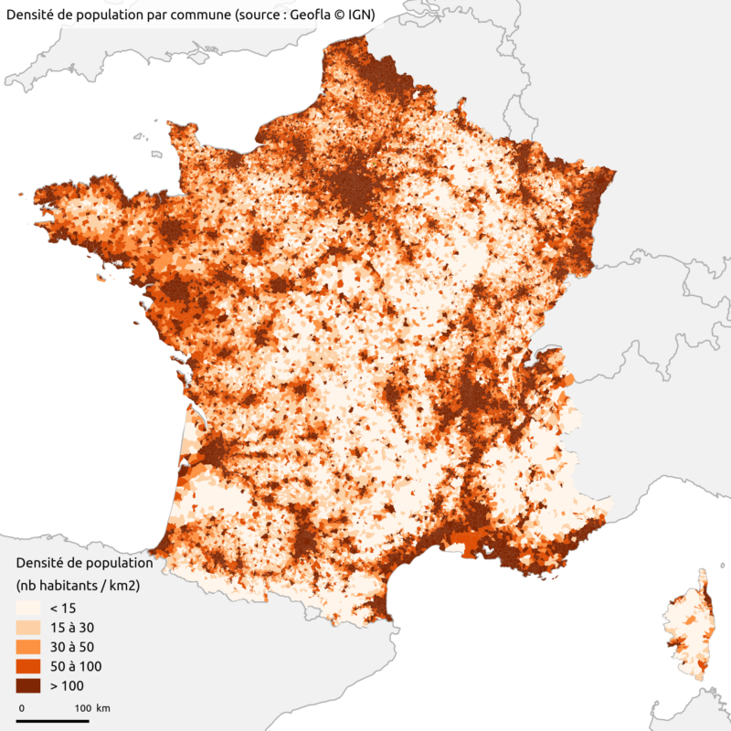 67 millions d'habitants en France en 2019 •