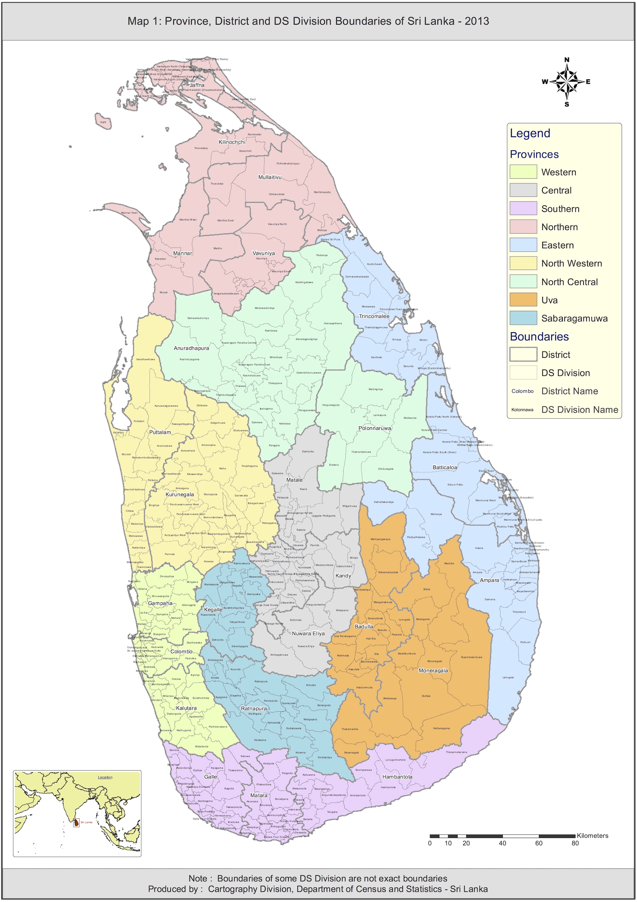 Sri Lanka Administrative 